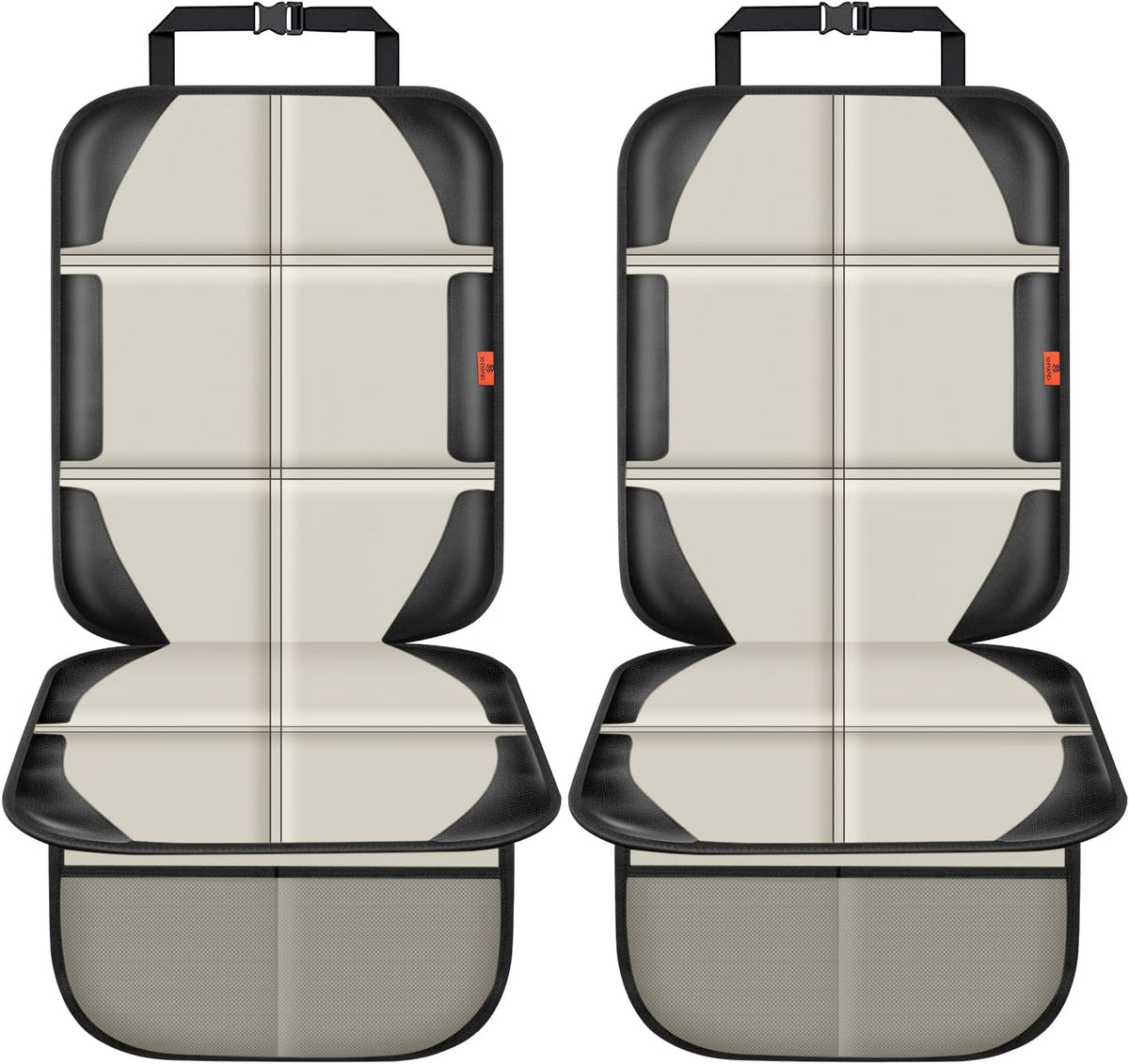 Auto Car Seat Protectors Baby Carseat Waterproof & Durable 600D Fabric for Child Baby Car Seat Mat Vehicle Pet Cover 2 Storage Pockets