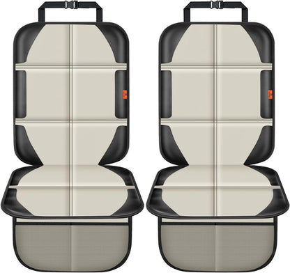 Auto Car Seat Protectors Baby Carseat Waterproof & Durable 600D Fabric for Child Baby Car Seat Mat Vehicle Pet Cover 2 Storage Pockets