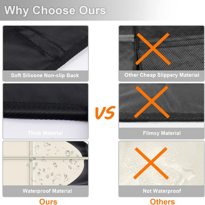 Auto Car Seat Protectors Baby Carseat Waterproof & Durable 600D Fabric for Child Baby Car Seat Mat Vehicle Pet Cover 2 Storage Pockets