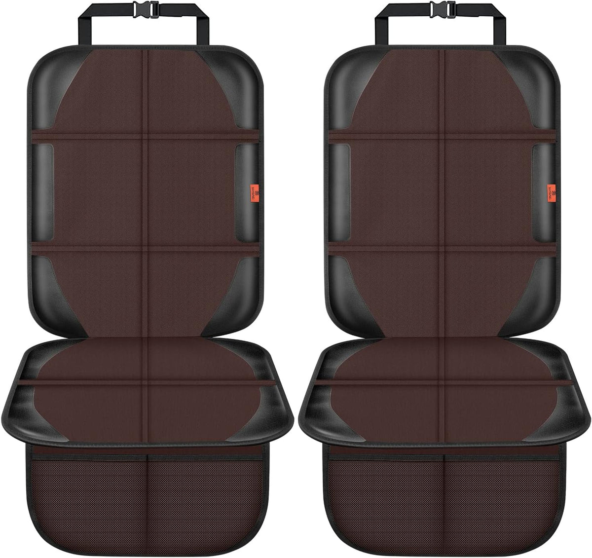 Auto Car Seat Protectors Baby Carseat Waterproof & Durable 600D Fabric for Child Baby Car Seat Mat Vehicle Pet Cover 2 Storage Pockets