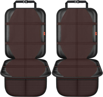 Auto Car Seat Protectors Baby Carseat Waterproof & Durable 600D Fabric for Child Baby Car Seat Mat Vehicle Pet Cover 2 Storage Pockets