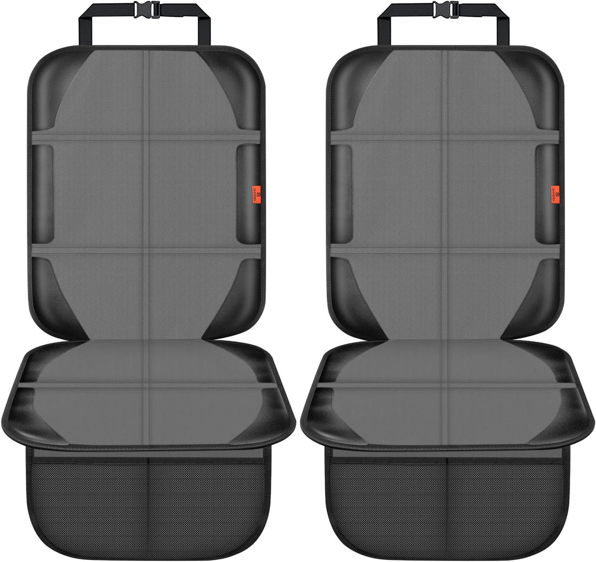 Auto Car Seat Protectors Baby Carseat Waterproof & Durable 600D Fabric for Child Baby Car Seat Mat Vehicle Pet Cover 2 Storage Pockets