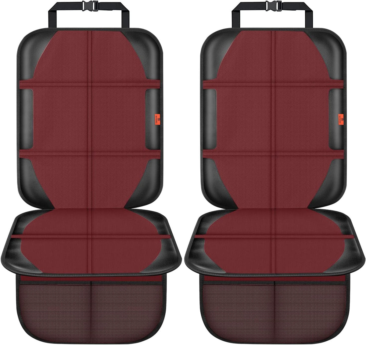 Auto Car Seat Protectors Baby Carseat Waterproof & Durable 600D Fabric for Child Baby Car Seat Mat Vehicle Pet Cover 2 Storage Pockets