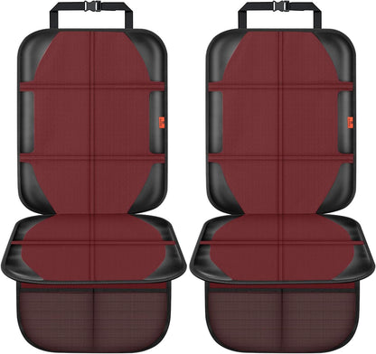 Auto Car Seat Protectors Baby Carseat Waterproof & Durable 600D Fabric for Child Baby Car Seat Mat Vehicle Pet Cover 2 Storage Pockets