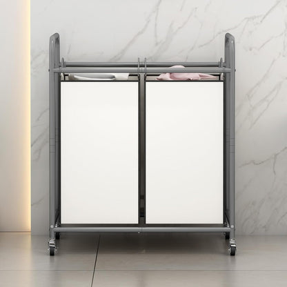 Laundry Hamper with Lockable Wheels and 2 Removable Bags