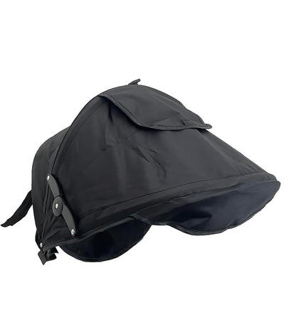 Baby Stroller Sun Shade Umbrella Stroller Canopy Replacement Retractable Stroller Replacement Parts Shade for Pram Pushchair Buggy Parasol Sun with Mesh Window Pocket Adjustable