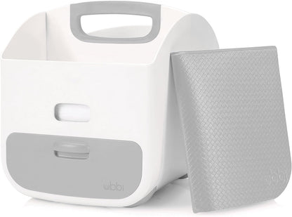Portable Diaper Caddy & Changing Mat, Taupe