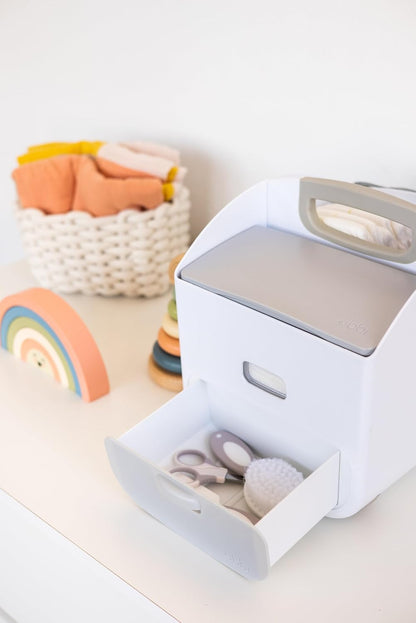 Portable Diaper Caddy & Changing Mat, Taupe