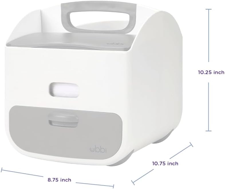 Portable Diaper Caddy & Changing Mat, Taupe