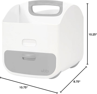 Portable Diaper Caddy & Changing Mat, Taupe