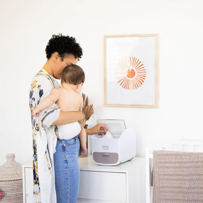 Portable Diaper Caddy & Changing Mat, Taupe