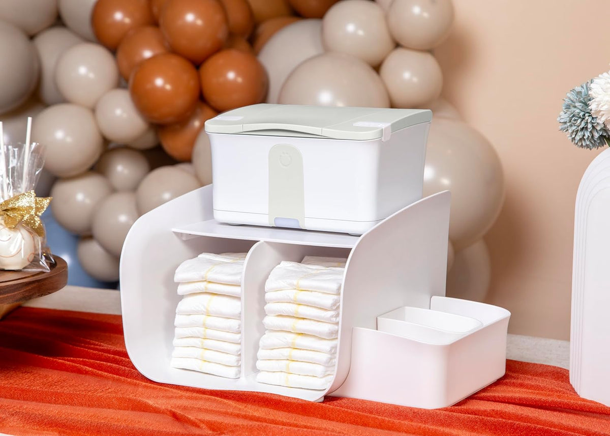 Portable Diaper Caddy & Changing Mat, Taupe