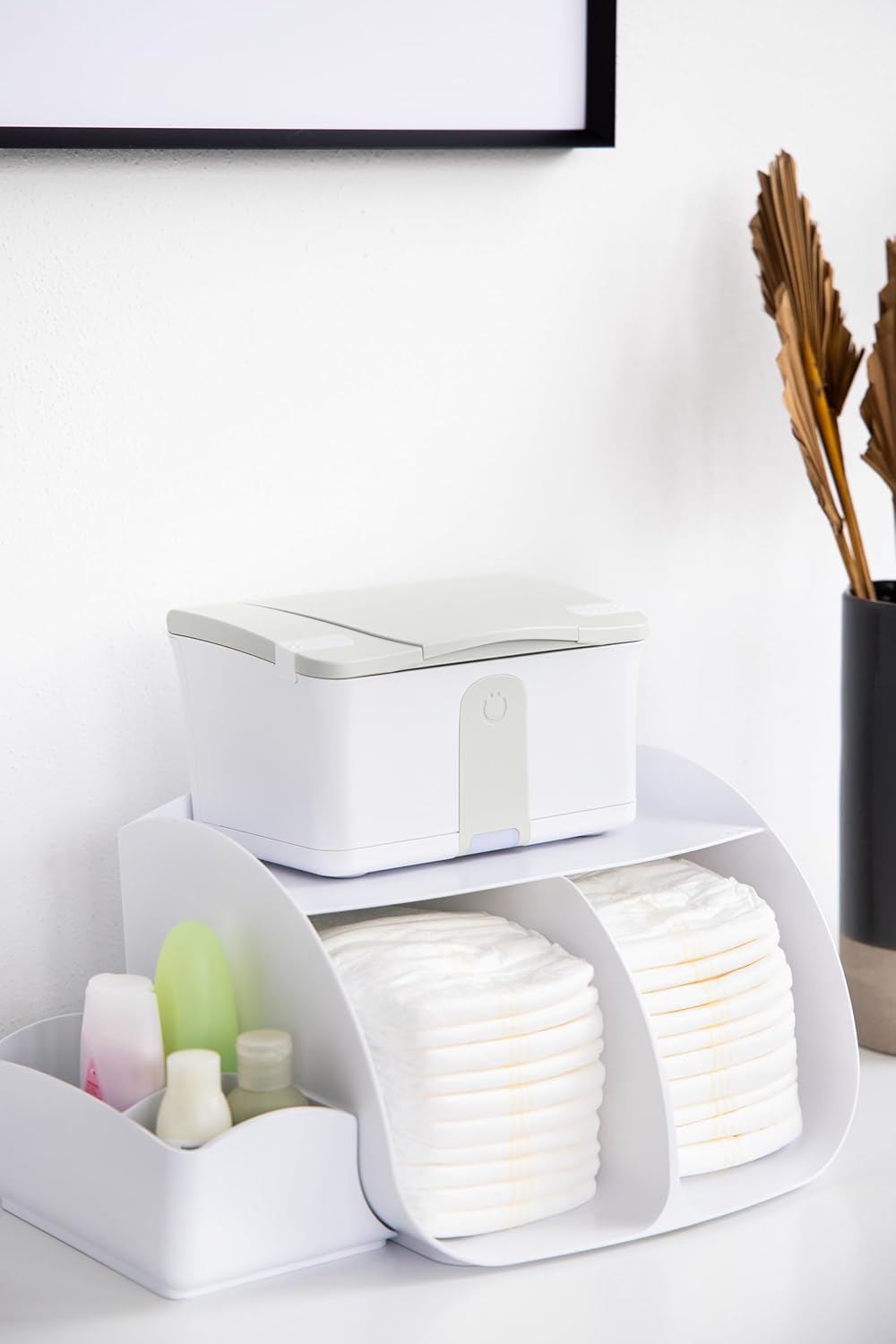 Portable Diaper Caddy & Changing Mat, Taupe
