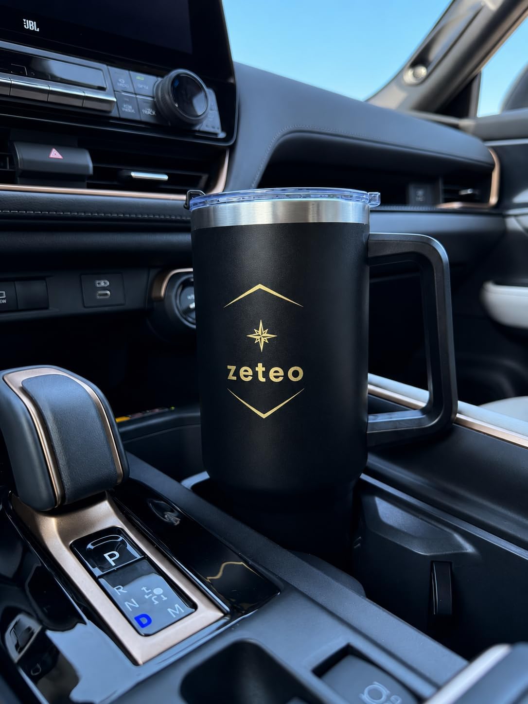 40 oz Insulated Tumbler with Handle and Straw — Stainless Steel Travel Mug for Long Shifts, Gym, Commute & Everyday Use — Vacuum Insulated, Leakproof Lid, BPA-Free, Cup Holder Friendly