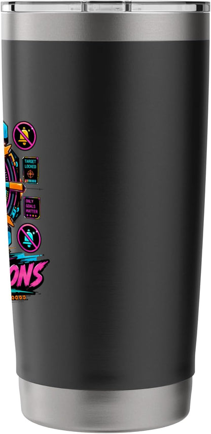 Focus Mode Discipline Target Lock Graphic Stainless Steel Insulated Tumbler