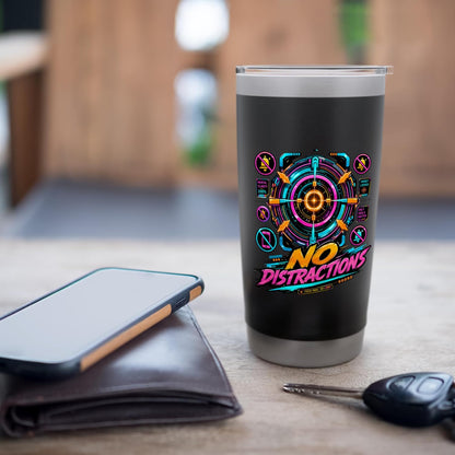 Focus Mode Discipline Target Lock Graphic Stainless Steel Insulated Tumbler