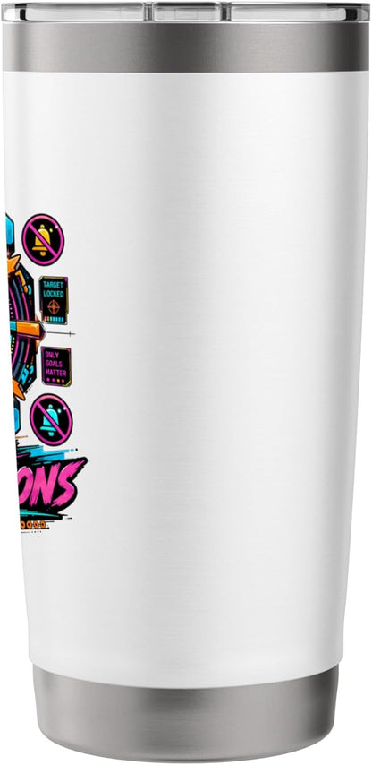 Focus Mode Discipline Target Lock Graphic Stainless Steel Insulated Tumbler