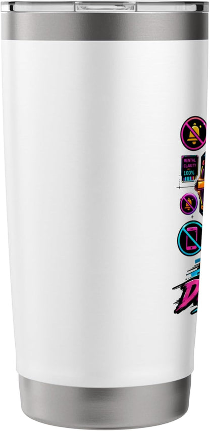 Focus Mode Discipline Target Lock Graphic Stainless Steel Insulated Tumbler