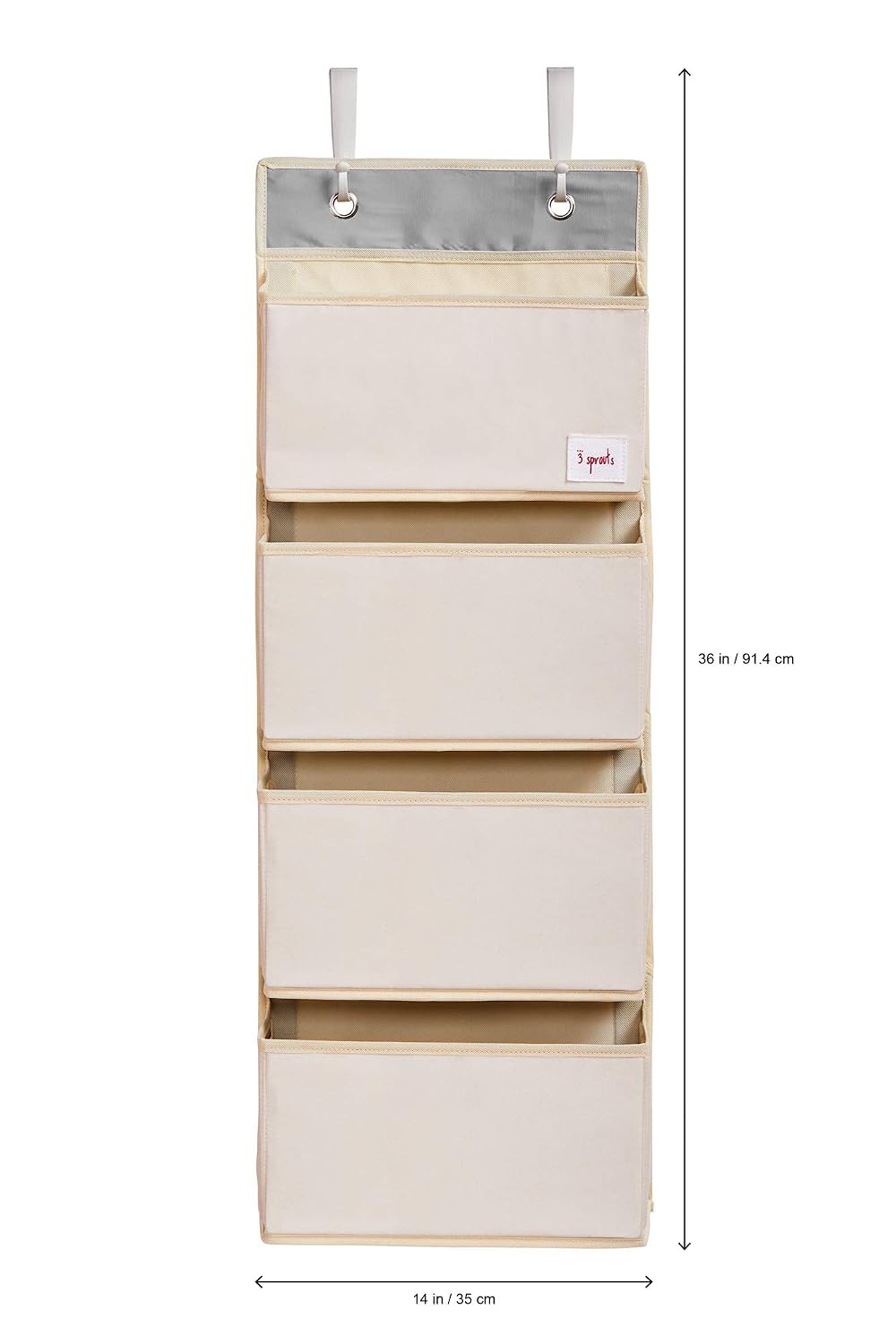 Over Door Baby Organizer, Hooks Included, Ostrich