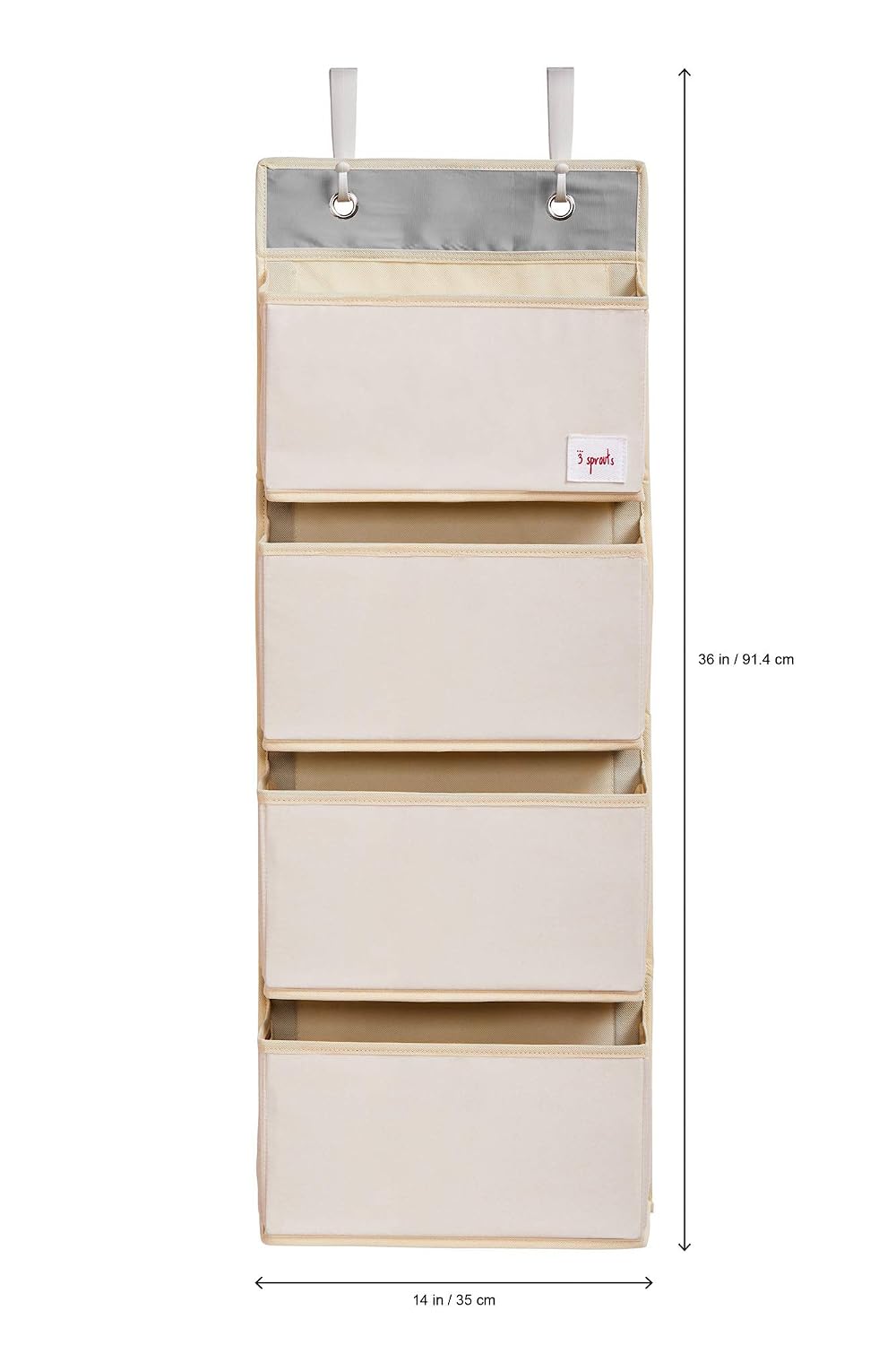 Over Door Baby Organizer, Hooks Included, Ostrich