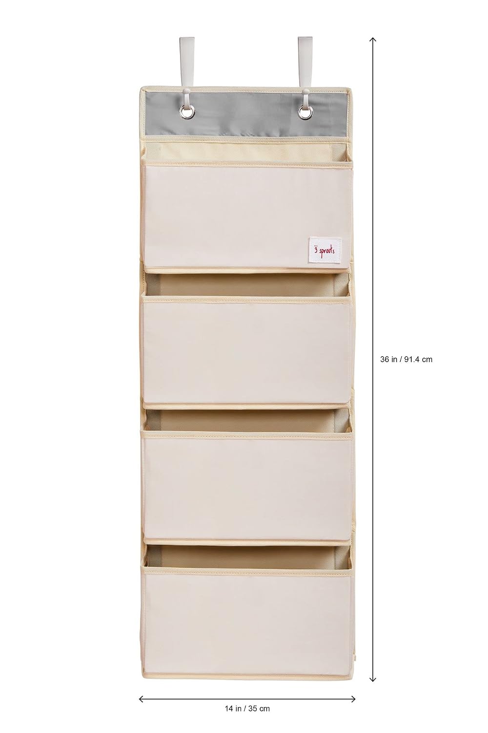 Over Door Baby Organizer, Hooks Included, Ostrich