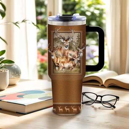 Sea Turtle Tumbler 40oz, Blue Turtles Cup Gifts for Women | Ocean Themed Tumbler for Beach Lovers Leakproof, Cute Animal Print Water Bottle, Ideal Gifts for Sea Turtle Lover, 1 Pack