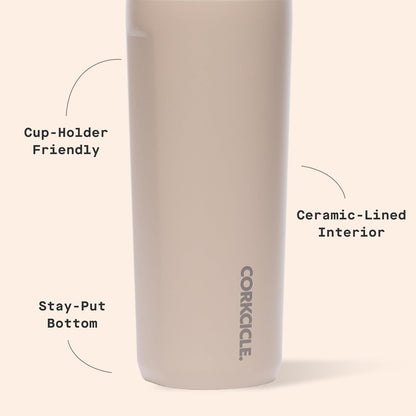 Commuter Cup - Insulated Stainless Steel Travel Mug - Holiday Mug Gift - 17 oz - Desert