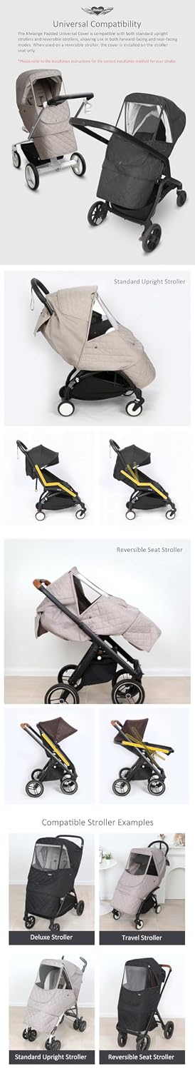Castle Alpha Stroller Weather Shield (Navy)