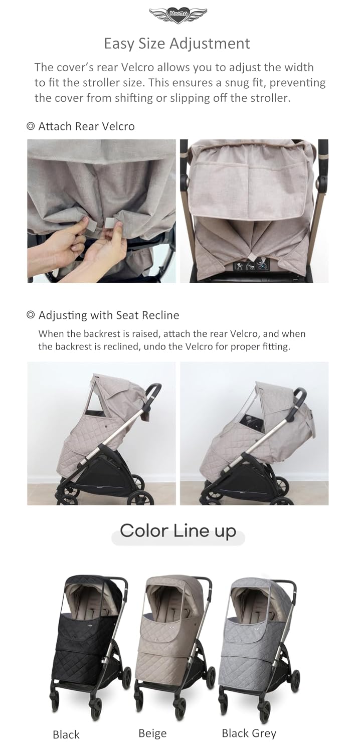 Castle Alpha Stroller Weather Shield (Navy)