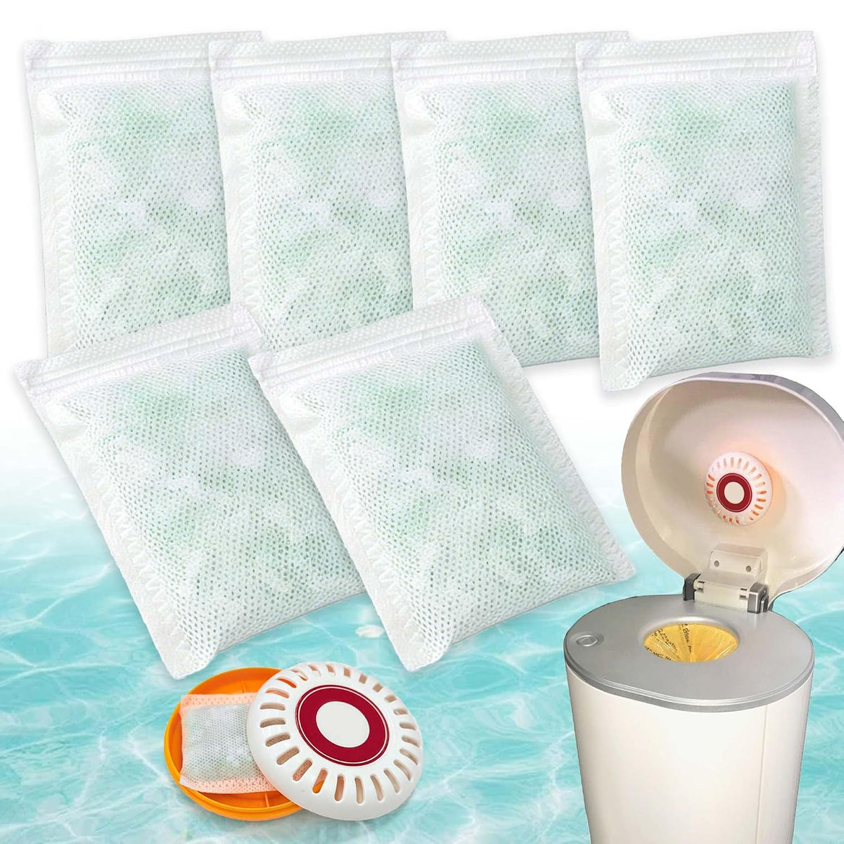 Diaper Pail Deodorizer for Munchkin Step and Pail Diaper Pails