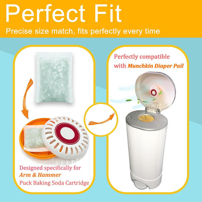 Diaper Pail Deodorizer for Munchkin Step and Pail Diaper Pails