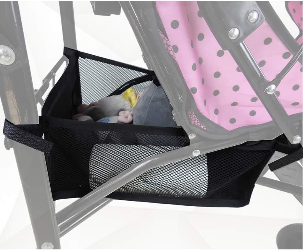 Kamonda Baby Stroller Hanging Basket - Newborn Pram Bottom Organizer Bag - Black