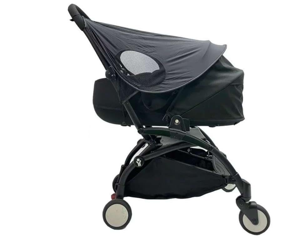 Baby Stroller Sun Shade Sun Protection Shade for Strollers Car Seats Pram Pushchair Buggy Stroller Sunshade Parasol Sun Rain Shades Canopy Cover Awning Anti-UV Toddlers Strollers Canopy Sunshade