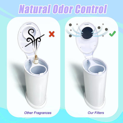 12PCS Activated Charcoal Filter Refills for Ubbi Diaper Pails