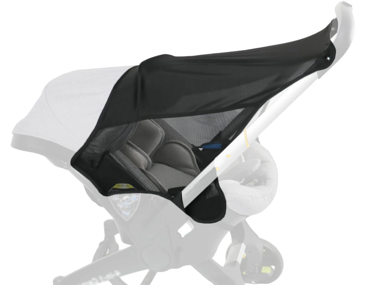 Baby Stroller Sun Shade Sun Protection Baby Car Seat Sunshade Extension Stroller Sun Shade Compatible with Doona Infant Stroller Pram Buggy Pushchairs UV Protection Sun Cover Canopy Stroller Sunshade