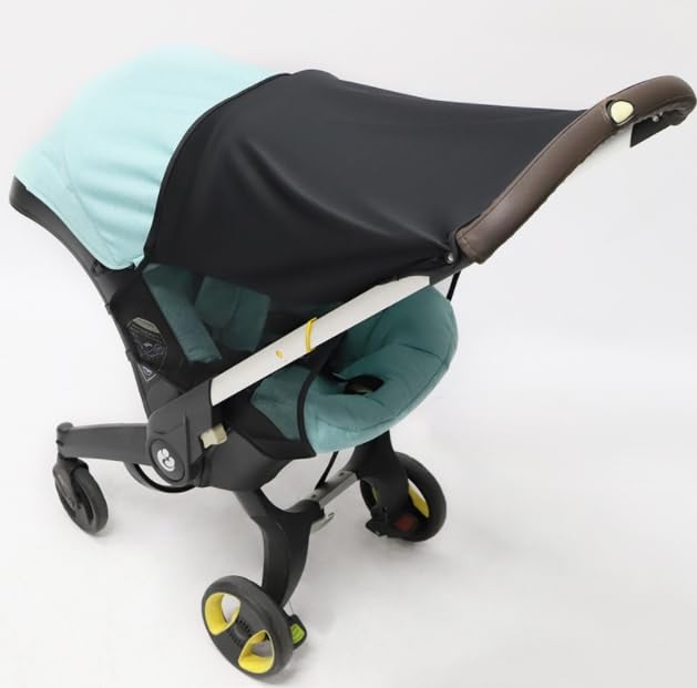 Baby Stroller Sun Shade Sun Protection Baby Car Seat Sunshade Extension Stroller Sun Shade Compatible with Doona Infant Stroller Pram Buggy Pushchairs UV Protection Sun Cover Canopy Stroller Sunshade