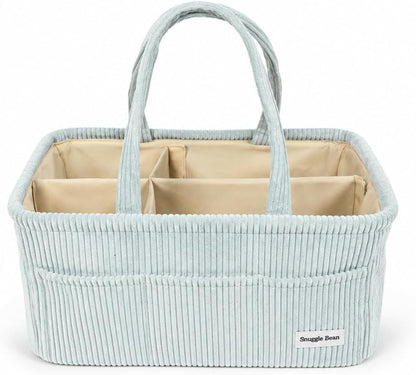 Diaper Caddy Organizer with Changing Pad Set