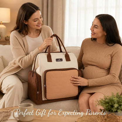 Diaper Bag Backpack with Bottle Warmer Bag for Mom Dad