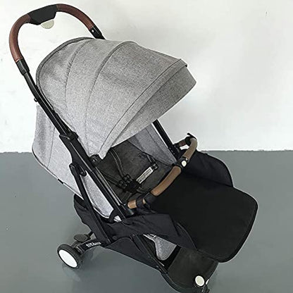 Baby Stroller Footrest Extension Universal Stroller Footstool Support Accessory for Baby Needs (Black)
