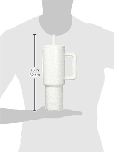 Tumbler with Handle and Straw | 40oz | 80s Mix | Trek Tumbler, Travel Mug | Insulated Water Bottle, Cupholder Friendly, Stainless Steel Cup | 80s Mix - Colors C