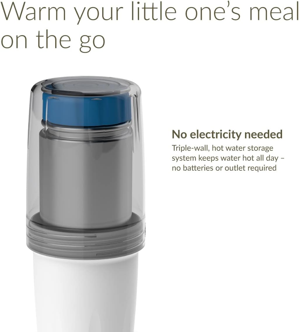 Kozii Voyager, Compact Travel Bottle Warmer for Breast Milk, Portable and Easy to Use, No Electricity or Batteries Required, Baby Bottles and Baby Food