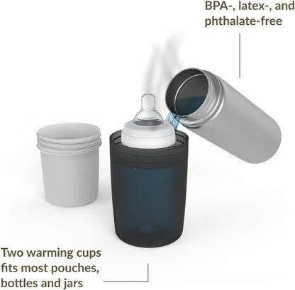 Kozii Voyager, Compact Travel Bottle Warmer for Breast Milk, Portable and Easy to Use, No Electricity or Batteries Required, Baby Bottles and Baby Food