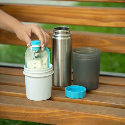 Kozii Voyager, Compact Travel Bottle Warmer for Breast Milk, Portable and Easy to Use, No Electricity or Batteries Required, Baby Bottles and Baby Food