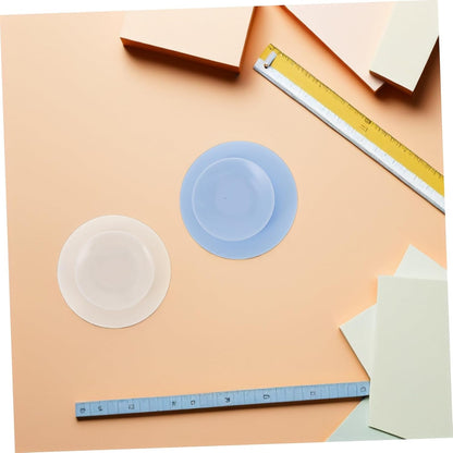 8pcs Double Sided Silicone Suction Cups for Bowl and Plate Fixing Nonslip Pad for Elderly and Patients Heat Resistant Easy to Clean Versatile Dining Accessories