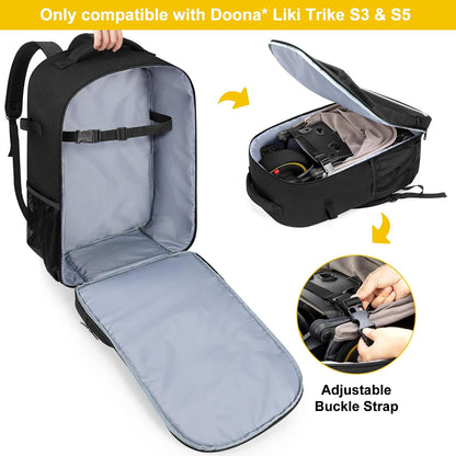 Travel Bag Compatible with Doona Liki Trike S3 & S5 Only