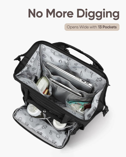 Backpack Diaper Bag with Changing Pad, Baby Care Organizer