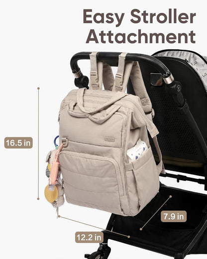 Backpack Diaper Bag with Changing Pad, Baby Care Organizer