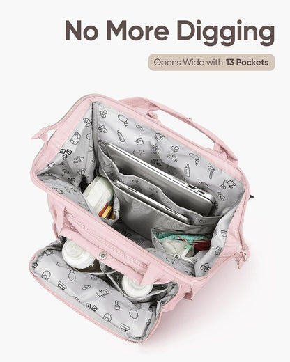 Backpack Diaper Bag with Changing Pad, Baby Care Organizer