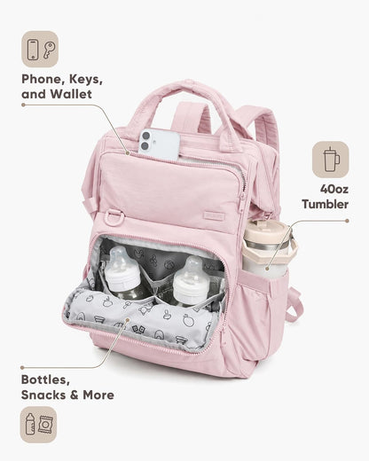 Backpack Diaper Bag with Changing Pad, Baby Care Organizer