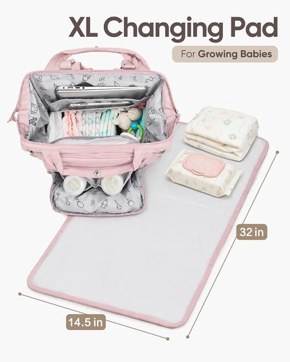 Backpack Diaper Bag with Changing Pad, Baby Care Organizer